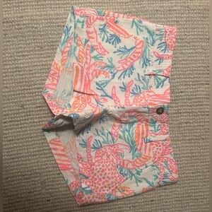 Lilly Pulitzer Colorful Crab Print Women's Shorts